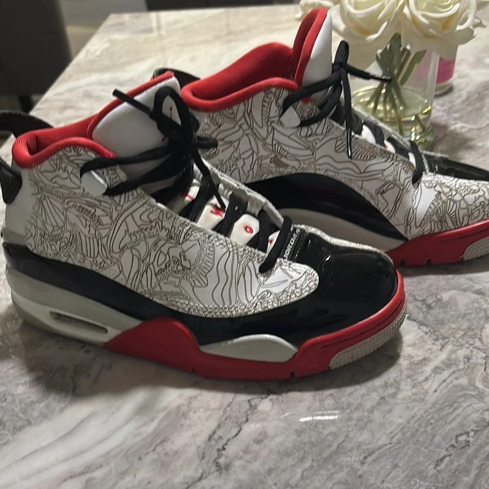 Jordan Kids Sneakers - Red, Black, White